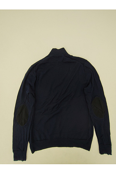 HACKETT Pánský modrý merino pulovr se stojáčkem na zip Vel. M | HACKETT | obrázek 8
