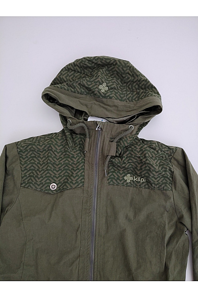 Kilpi Dámská bavlněná parka khaki s kapucí Vel. EU 36 | kilpi | obrázek 3
