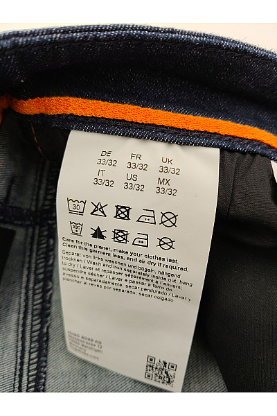 Hugo Boss Pánské bavlněné džíny rovné Velikost DE 33/32 | Hugo Boss | obrázek 7