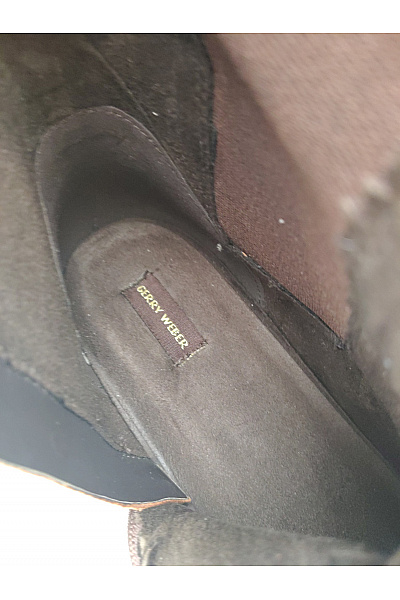 GERRY WEBER Hnědé kotníkové boty na platformě se zipem Velikost EU 42 | GERRY WEBER | obrázek 10