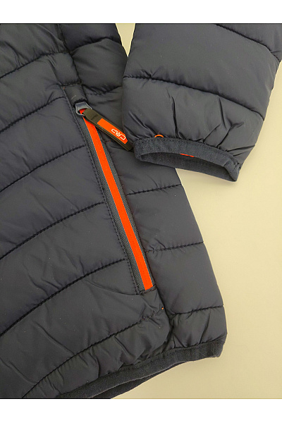 CMP Chlapecká prošívaná bunda s kapucí černá outdoor Vel. 116 | CMP | obrázek 3