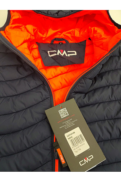 CMP Chlapecká prošívaná bunda s kapucí černá outdoor Vel. 116 | CMP | obrázek 6