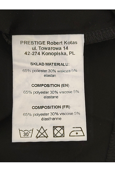 Černé pouzdrové elegantní společenské šaty s krátkým rukávem Velikost L | Unimoda | obrázek 6