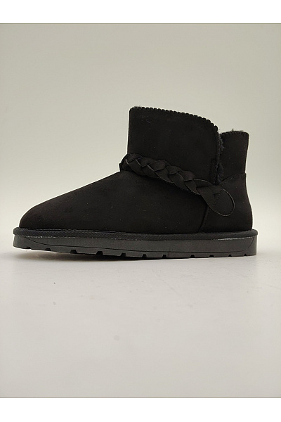 Island Boot Černé kotníkové válenky s kožíškem Vel. 40 | Island Boot | obrázek 4