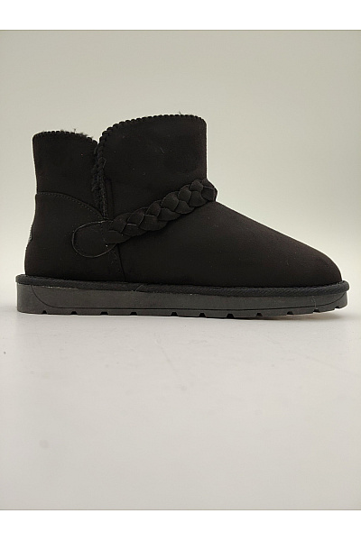Island Boot Černé kotníkové válenky s kožíškem Vel. 40 | Island Boot | obrázek 5