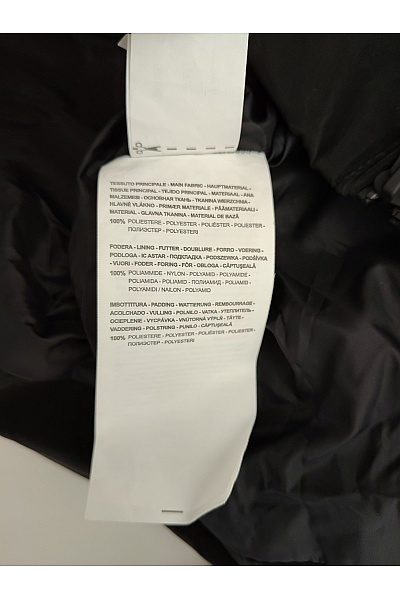 CMP Černá prošívaná zimní bunda s kapucí Velikost IT 42 | CMP | obrázek 6