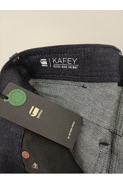 G-Star Černé bavlněné skinny džíny s vysokým pasem Velikost EU 26/32 | G-Star | obrázek 7
