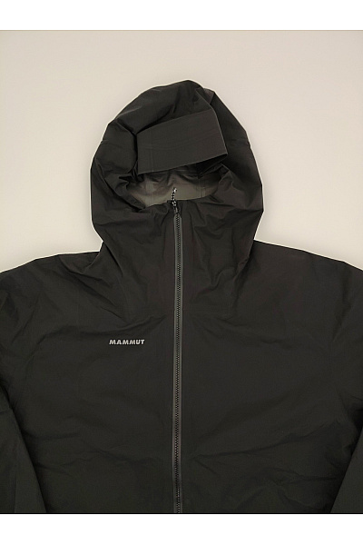 MAMMUT Černá pánská outdoorová bunda s kapucí na turistiku Vel. EU M | MAMMUT | obrázek 4