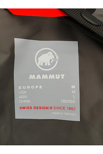 MAMMUT Černá pánská outdoorová bunda s kapucí na turistiku Vel. EU M | MAMMUT | obrázek 8