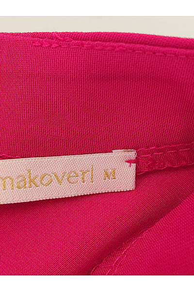 Makover Červené mini šaty s dlouhým rukávem a stojáčkem Vel. M | makover | obrázek 6