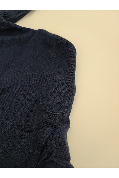 Dámský modrý pletený rolák oversized Vel. XL | Unimoda | obrázek 7