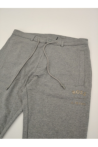 Hugo Boss Šedé bavlněné tepláky s potiskem a kapsami Velikost XL | Hugo Boss | obrázek 3