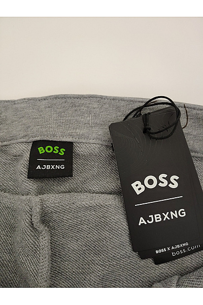 Hugo Boss Šedé bavlněné tepláky s potiskem a kapsami Velikost XL | Hugo Boss | obrázek 4