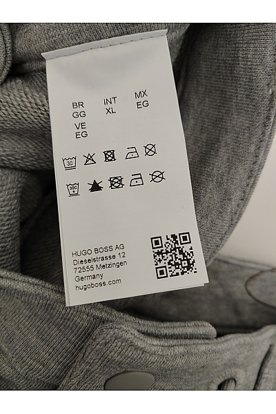 Hugo Boss Šedé bavlněné tepláky s potiskem a kapsami Velikost XL | Hugo Boss | obrázek 5