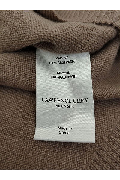 LAWRENCE GREY Dámský hnědý kašmírový rolák oversized Velikost EU 40 | LAWRENCE GREY | obrázek 4