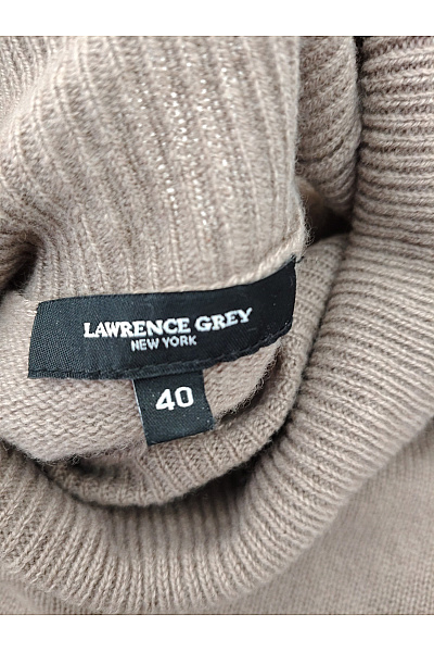 LAWRENCE GREY Dámský hnědý kašmírový rolák oversized Velikost EU 40 | LAWRENCE GREY | obrázek 5