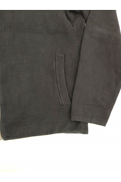 Esprit Pánský černý bavlněný pletený svetr na zip se stojáčkem Velikost DE M | Esprit | obrázek 3