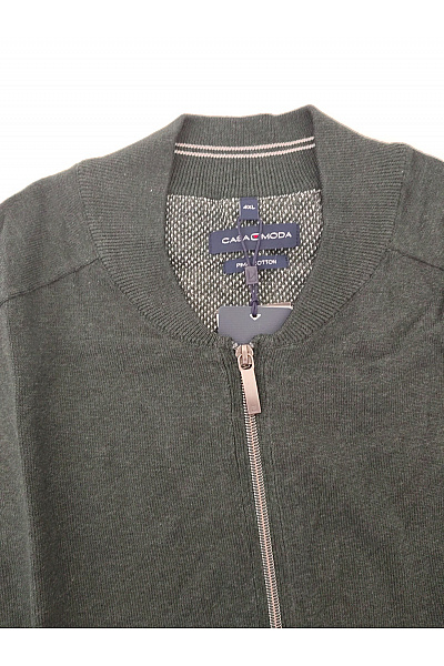 CASA MODA Pánský černý pletený kardigan na zip se stojáčkem Vel. EU 4XL | CASA MODA | obrázek 6