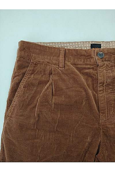Hugo Boss Pánské hnědé manšestrové kalhoty chino bavlněné Vel. IT 33/30 | Hugo Boss | obrázek 4
