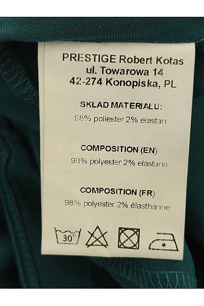 Makover Zelené společenské maxi šaty na ramínka s rozparkem Vel. M | makover | obrázek 9