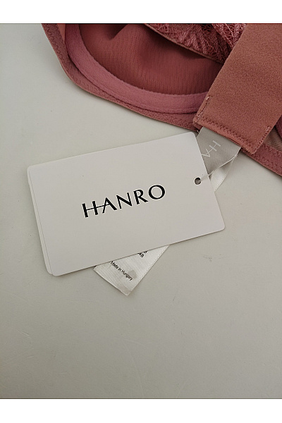HANRO Růžová krajková kosticová podprsenka s měkkými košíčky Velikost EU 75B | HANRO | obrázek 6