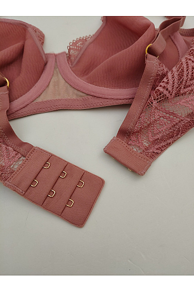 HANRO Růžová krajková kosticová podprsenka s měkkými košíčky Velikost EU 75B | HANRO | obrázek 8