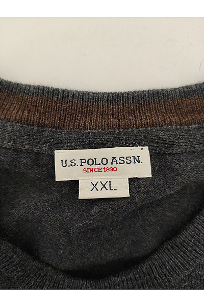 U.S.POLO ASSN. Pánský černý pletený pulovr basic Velikost US XXL | U.S.POLO ASSN. | obrázek 5