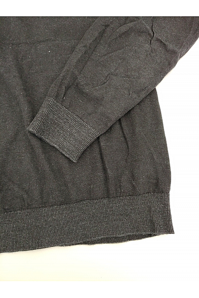 Calvin Klein Černý bavlněný pulovr se stojáčkem na zip Velikost S | Calvin Klein | obrázek 3