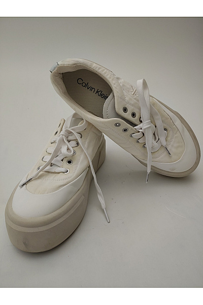 Calvin Klein tenisky Jeans Vulc Flatform Low CV MG Bílé Vel. EU 39 | Calvin Klein | obrázek 2