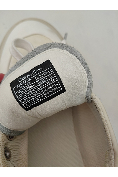 Calvin Klein tenisky Jeans Vulc Flatform Low CV MG Bílé Vel. EU 39 | Calvin Klein | obrázek 10