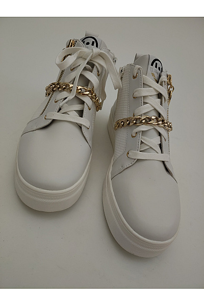LIU JO tenisky Sneakers with jewel chain Bílé Velikost EU 39 | LIU JO | obrázek 3