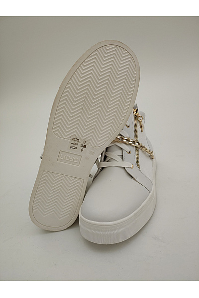 LIU JO tenisky Sneakers with jewel chain Bílé Velikost EU 39 | LIU JO | obrázek 5