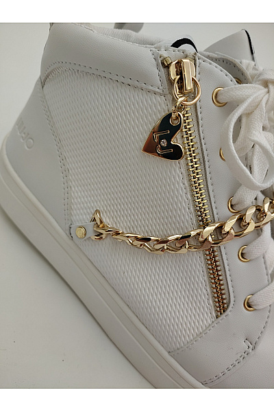 LIU JO tenisky Sneakers with jewel chain Bílé Velikost EU 39 | LIU JO | obrázek 6