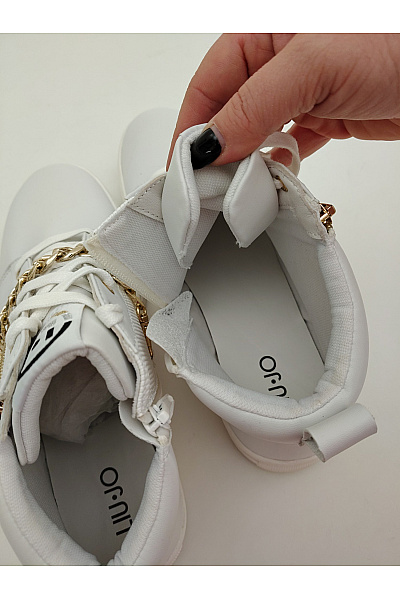 LIU JO tenisky Sneakers with jewel chain Bílé Velikost EU 39 | LIU JO | obrázek 7