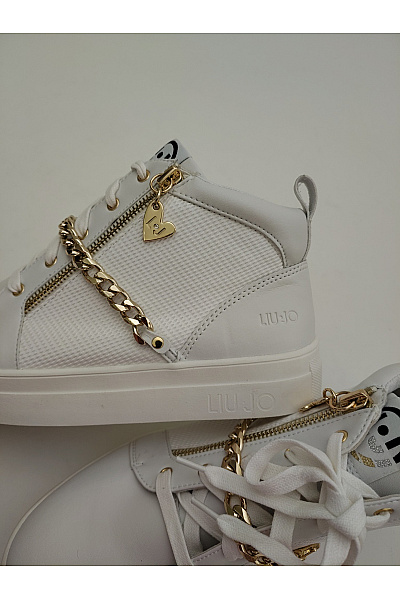 LIU JO tenisky Sneakers with jewel chain Bílé Velikost EU 39 | LIU JO | obrázek 9