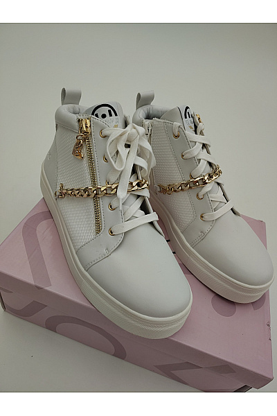 LIU JO tenisky Sneakers with jewel chain Bílé Velikost EU 39 | LIU JO | obrázek 10