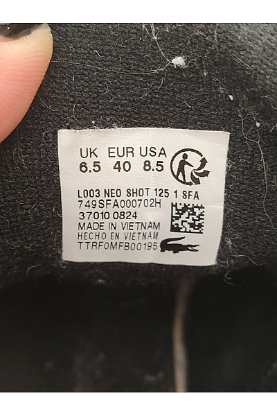 LACOSTE Pánské tenisky Storm 96 2K Černé Vel. EU 40 | LACOSTE | obrázek 8