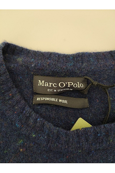 Marc O´Polo Dámský vlněný pletený pulovr modrý basic Vel. L | Marc O´Polo | obrázek 8
