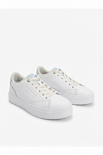 TOMMY HILFIGER Tenisky Chic Platform Cupsole Sneaker Bílé Velikost 40