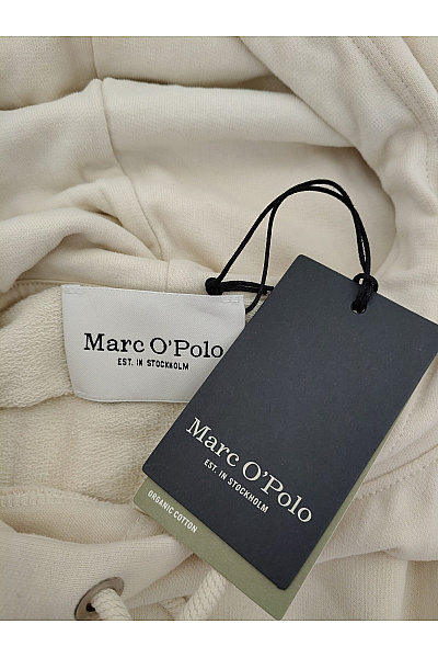 Marc O´Polo Béžová bavlněná mikina s kapucí oversized Vel. XL | Marc O´Polo | obrázek 6