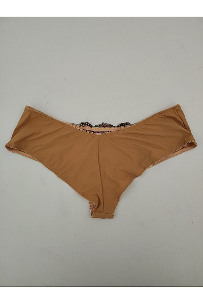 Elie pour Elle Luxusní dámské kalhotky s výšivkou hnědé Vel. EU XXL | Elie pour Elle | obrázek 4
