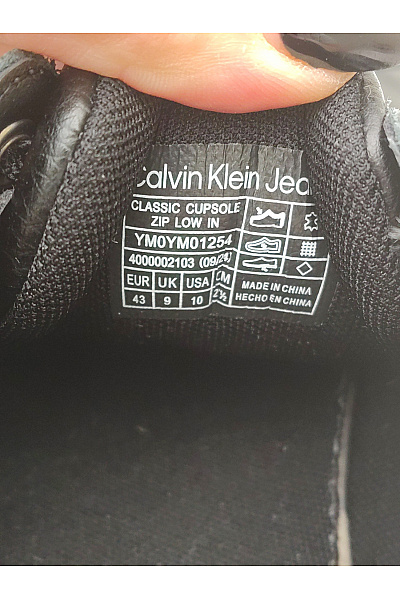 Calvin Klein Pánské tenisky Jeans Classic Cupsole Zip Low In Černé Velikost 43 | Calvin Klein | obrázek 8