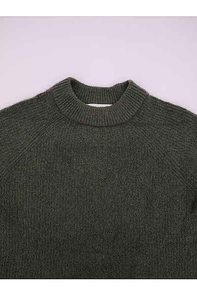 SELECTED Dámský khaki pletený pulovr basic Vel. XS/TP | SELECTED | obrázek 4