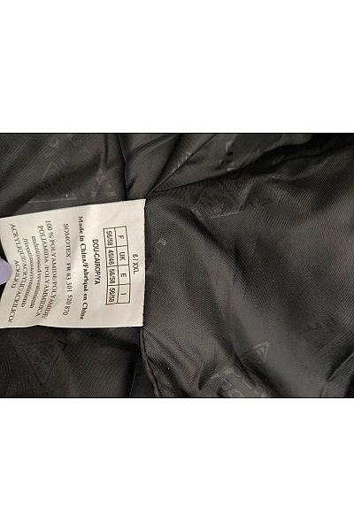 Peak mountain Černá pánská prošívaná zimní bunda s kapucí Vel. XXL | peak mountain | obrázek 11