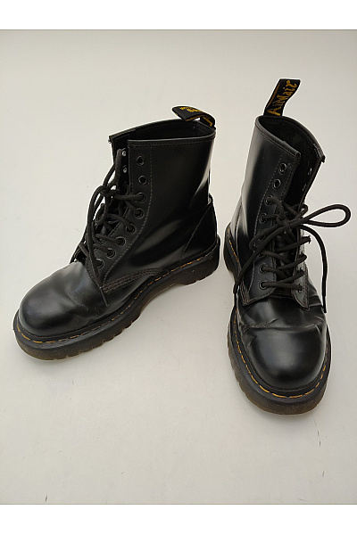 Dr.Martens Černé kotníkové šněrovací boty s kulatou špičkou Velikost 40 | Dr.Martens | obrázek 2