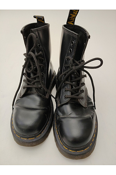 Dr.Martens Černé kotníkové šněrovací boty s kulatou špičkou Velikost 40 | Dr.Martens | obrázek 3