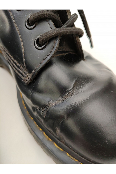 Dr.Martens Černé kotníkové šněrovací boty s kulatou špičkou Velikost 40 | Dr.Martens | obrázek 10