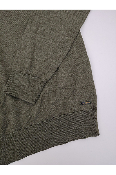 DSTREZZED Dámský vlněný rolák khaki basic Velikost M | DSTREZZED | obrázek 2