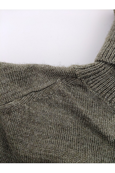 DSTREZZED Dámský vlněný rolák khaki basic Velikost M | DSTREZZED | obrázek 6