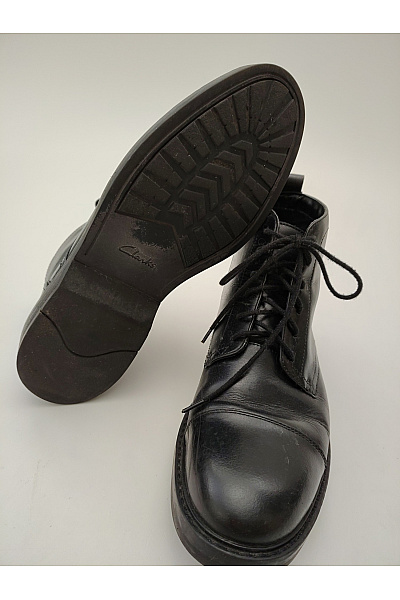 Clarks Černé kotníkové boty šněrovací na zip elegantní vycházkové Velikost EU 42 | Clarks | obrázek 5
